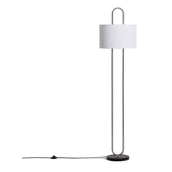 Lampadaire Métal et Tissu Duque Blanc