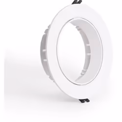 La Collerette Downlight Conique Encastrable Orientable pour Ampoule LED GU10 AR111 Coupe Ø135 mm est un élément lumineux au d ...