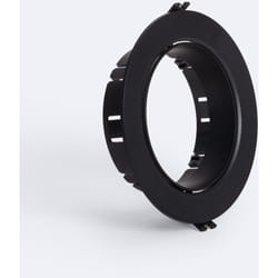 Efectoled - Collerette Downlight Conique Encastrable Orientable pour Ampoule led GU10 AR111 Coupe Ø135 mm Noir