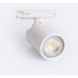 Efectoled - Spot à Douille sur Rail Monophasé Davos pour Ampoule GU10 / GU5.3 Blanc