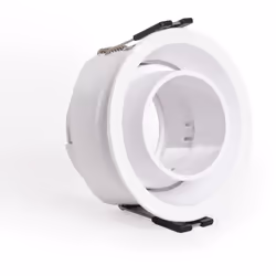 La Collerette Downlight Conique Orientable Faible UGR pour Ampoule LED GU10 / GU5.3 Coupe Ø75 mm Suefix est un élément d'écla ...