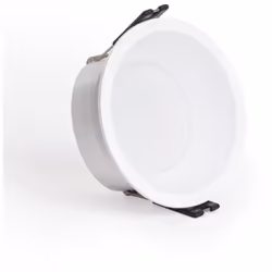 La Collerette Downlight Conique IP65 pour Ampoule LED GU10 / GU5.3 Coupe Ø85 mm Maxis est un élément lumineux au design intem ...