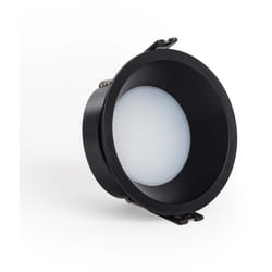 Collerette Downlight Conique IP65 pour Ampoule LED GU10 / GU5.3 Coupe Ø85 mm Maxis Noir