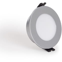 Collerette Downlight Conique IP65 pour Ampoule led GU10 / GU5.3 Coupe Ø75 mm Minus Argent