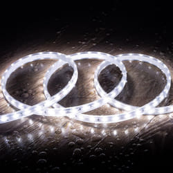 Efectoled - Ruban led Dimmable 220V smd 60 LED/m Blanc Froid 6W/m 600lm/m Largeur 12mm Coupe 20cm IP65 Sur mesure 2 m