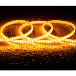 Ruban LED Dimmable 220V SMD Auto-redressement 120 LED/m 10W/m 1000lm/m Largeur 12mm Coupe 10cm IP65 Sur mesure 2200K Super chaud 10 m