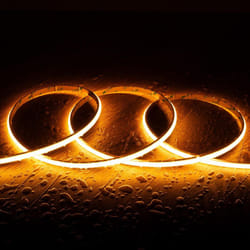 Efectoled - Ruban led 24V wcob 252 LED/m 5m 12W/m 1080lm/m Largeur 10mm FreeCut IP65 CRI90 silicone flex 2200K Super chaud