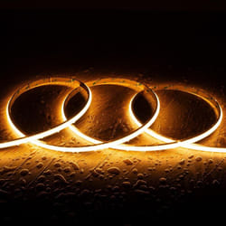 Efectoled - Ruban led 24V wcob 252 LED/m 5m 12W/m 1080lm/m Largeur 10mm FreeCut IP65 CRI90 silicone flex 2700K Blanc chaud