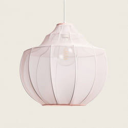 Efectoled - Suspension Métal et Tissu Ayla Rose pastel