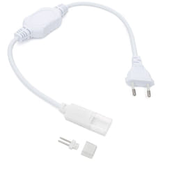 Câble Rectificateur pour Ruban LED 220V AC SMD2835 IP65 Largeur 12mm Monochrome Blanc