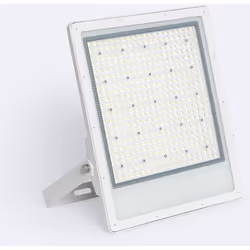 Le Projecteur LED 200W Dimmable TRIAC 170 lm/W IP65 ELEGANCE Slim PRO Blanc allie une puissance élevée, un design très compac ...