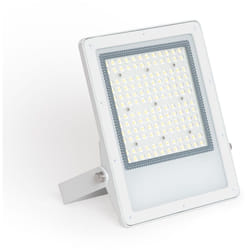 Projecteur led 100W Dimmable triac 170 lm/W IP65 elegance Slim pro Blanc 3000K Asymétrique 80ºx155º Blanc chaud