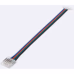 Avec le Connecteur HIPPO avec câble, vous pouvez connecter rapidement et facilement un Ruban LED RGBW, aussi bien 12V que 24V ...