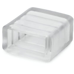 Embout de Finition pour le Ruban led rgb 220V ac smd IP65 Transparent