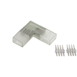 Connecteur Angle pour Ruban led rgb 220V ac smd IP65 rgb