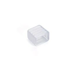 Embout de Finition pour Ruban led 220V ac SMD2835 IP65 Largeur 12mm Transparent