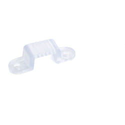 Clip de fixation pour Ruban led 220V ac SMD2835 & cob Largeur 12 mm Transparent