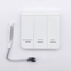 Le Contrôleur Variateur Ruban LED Numérique 12/24V DC + Télécommande RF 3 boutons poussoirs est un pack composé d'un contrôle ...