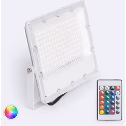 Ce Projecteur LED 100W RGB IP65 S2 Pro avec Télécommande IR haute efficacité est idéal pour tout espace extérieur, offrant un ...