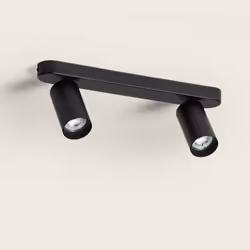 Le Plafonnier Orientable Emir 2 Spots est le choix parfait pour ajouter du style et de la fonctionnalité à vos espaces intéri ...