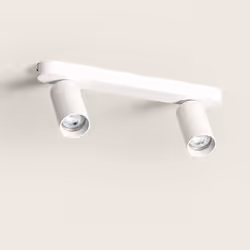 Le Plafonnier Orientable Emir 2 Spots est le choix parfait pour ajouter du style et de la fonctionnalité à vos espaces intéri ...