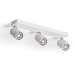 Efectoled - Plafonnier Orientable Blanc Cora 3 Spots Blanc
