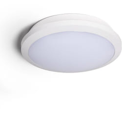 Plafonnier Extérieur led Circulaire cct 12,5-18,5W avec Détecteur de Mouvement Radar et Éclairage de Secours Ø300 mm Sélectionnable
