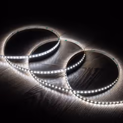 Découvrez le Ruban LED 24V DC SMD2835 120LED/m 5m IP20 Largeur 8mm Coupe 5cm, votre allié parfait pour un éclairage décoratif ...