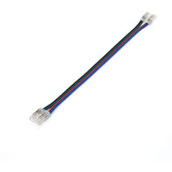 Connecteur hippo Double avec câble pour Ruban led rgbic cob 24V dc IP20 Largeur 10mm 10 mm