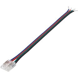 Connecteur hippo avec Câble pour Ruban led rgbic cob 24V dc IP20 Largeur 10mm 10 mm