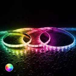 Efectoled - Ruban led 12V rgb smd 60 LED/m 5m 10W/m Largeur 12mm Coupe 5cm IP68 silicone flex rgb