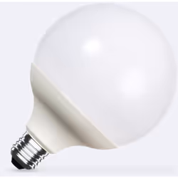 L'Ampoule LED Dimmable E27 15W 1500 lm G120 présente la forme circulaire caractéristique de ce type d'ampoule. C'est l'ampoul ...