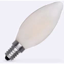 L'Ampoule LED E14 4W 400 lm C35 Vela Glass est parfaite pour les lampes de salle à manger classiques de type candélabre. Ses  ...
