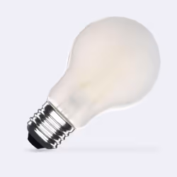 L'Ampoule LED Filament E27 2,3W 485lm A60 Opale Classe A est une option sophistiquée et efficace pour éclairer vos espaces av ...