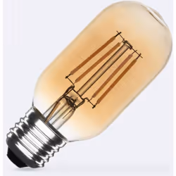 L'Ampoule LED Filament E27 4W 470 lm Dimmable T45 Gold est l'un des joyaux de l'éclairage. Il se distingue par sa variation d ...