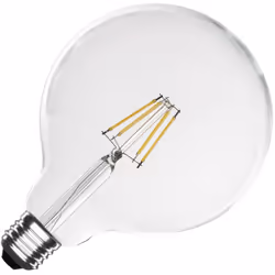 L' Ampoule LED Filament E27 6W 720 lm Dimmable G125 est un véritable bijou d'éclairage qui rehaussera l'esthétique et la qual ...