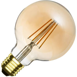 Ampoule LED Filament E27 6W 600 lm Dimmable G95 Gold No Flicker 2700K Blanc chaud