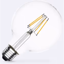 L' Ampoule LED Filament E27 6W 720 lm Dimmable G95 est un choix exceptionnel pour l'éclairage de vos espaces. Avec son design ...