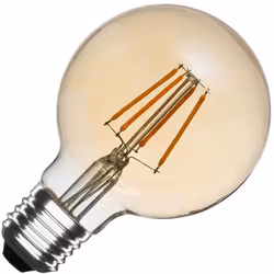 L' Ampoule LED Filament E27 6W Dimmable G80 Gold est un véritable bijou d'éclairage. Il se distingue par sa possibilité de ré ...