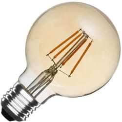 Ampoule led Filament E27 6W 600 lm Dimmable G80 Gold No Flicker 2700K Blanc chaud