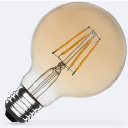 Ampoule led Filament E27 6W 540 lm G80 Gold No Flicker 2700K Blanc chaud