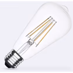 L' Ampoule LED Filament E27 8W 1055lm Dimmable ST64 est un excellent choix d'éclairage qui se distingue par son design en for ...