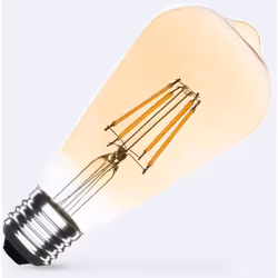 L' Ampoule LED Filament E27 6W Dimmable ST64 Gold est un véritable bijou d'éclairage. Il se distingue par sa possibilité de v ...