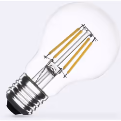 L' Ampoule LED Filament E27 4W 720 lm A60 est un excellent choix d'éclairage qui allie rendement et style. Son design A60 lui ...