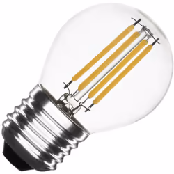 L' Ampoule LED Filament E27 4W 470 lm G45 est un choix exceptionnel pour l'éclairage de vos espaces, alliant rendement et sty ...