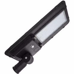 Le luminaire LED Sinaí d'éclairage public avec panneau solaire à haut rendement de 170 lm/W et 10200 lm dispose d'un régulate ...