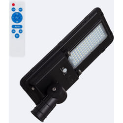 Efectoled - Lampadaire led Solaire 6400 lm 160 lm/W Sinaí avec mppt et Détecteur de Mouvement 6000K Blanc froid