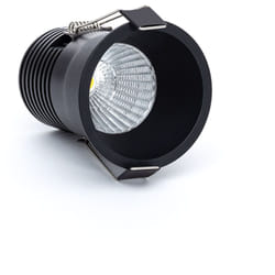 Spot Downlight led 12W Rond mini Coupe ø 65 mm Noir