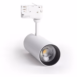 Le Spot LED sur Rail Triphasé Sélectionnable 15W Justin est l'option parfaite pour éclairer et mettre en valeur les espaces s ...