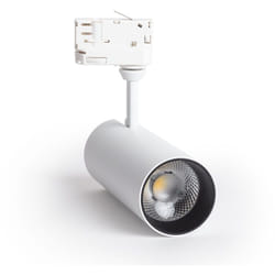 Spot led sur Rail Triphasé 15W Justin Dimmable Dim To Warm Blanc